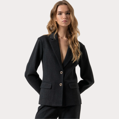 FRACOMINA - BLAZER DONNA REGULAR IN PUNTO MILANO