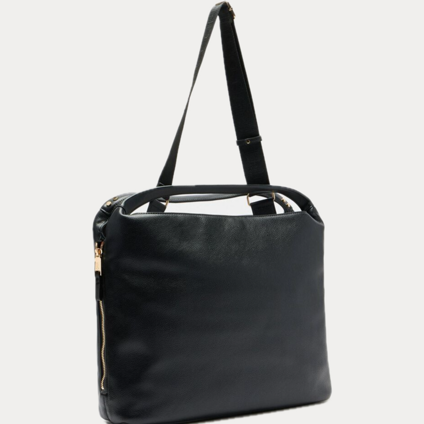 LIUJO - BORSA DONNA NERA HOBO GRANDE CON TRACOLLA