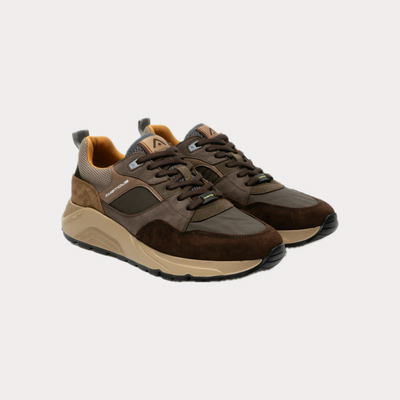 AMBITIOUS - SNEAKERS UOMO MARRONE STRIDER CHUNKY RUNNER