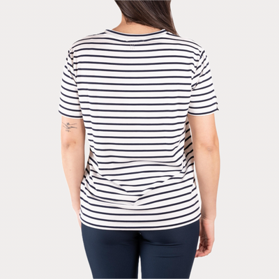 FRACOMINA - T-SHIRT DONNA A RIGHE IN JERSEY