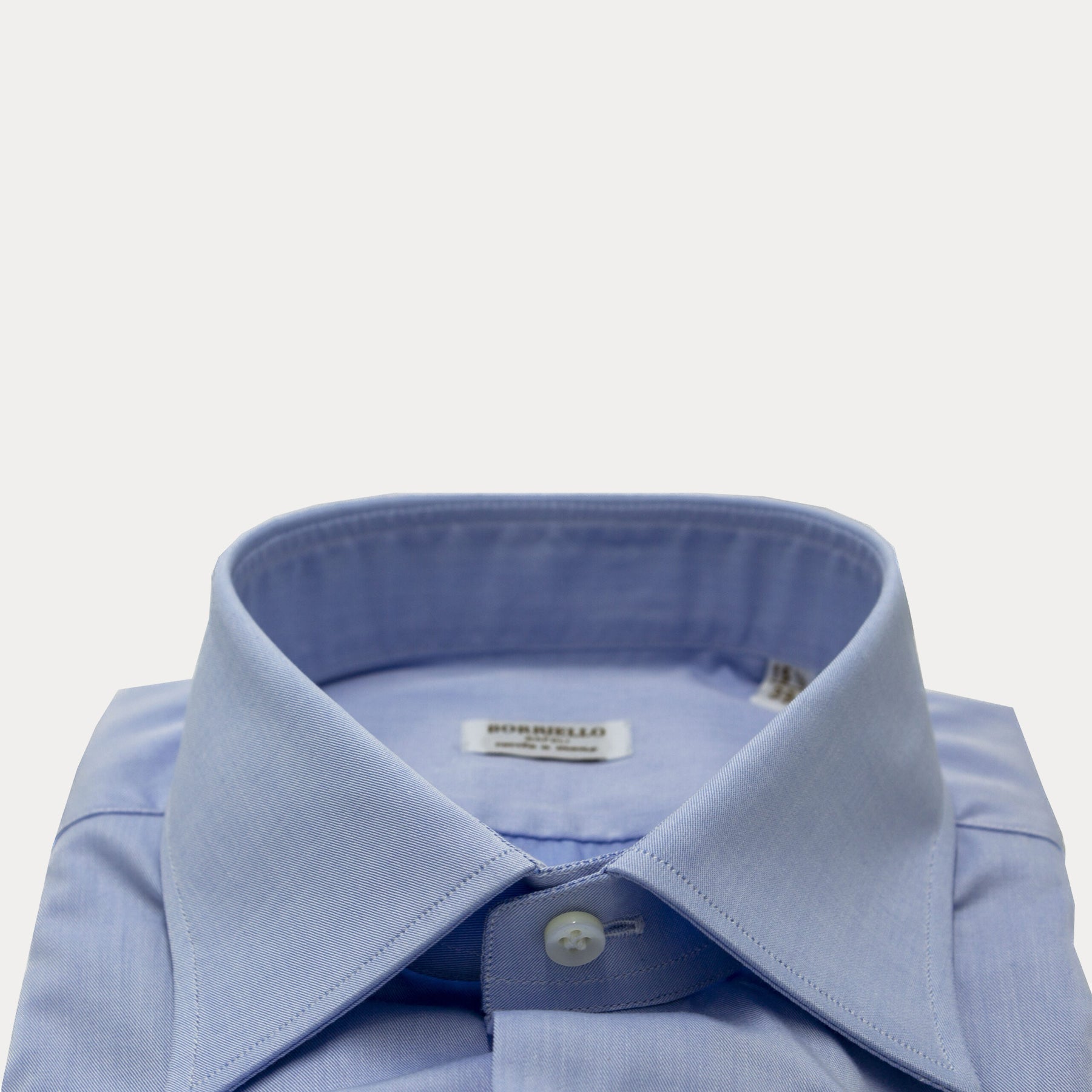 BORRIELLO NAPOLI CAMICIA IN TWILL Mille di Zemas