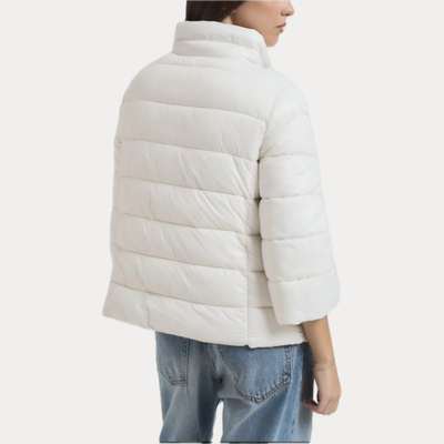 MARK UP - PIUMINO DONNA LATTE MANICA 3/4