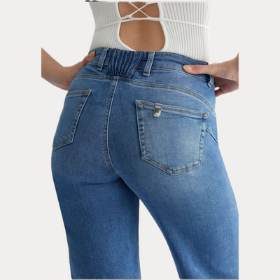 LIUJO - JEANS DONNA PALAZZO BOTTOM UP