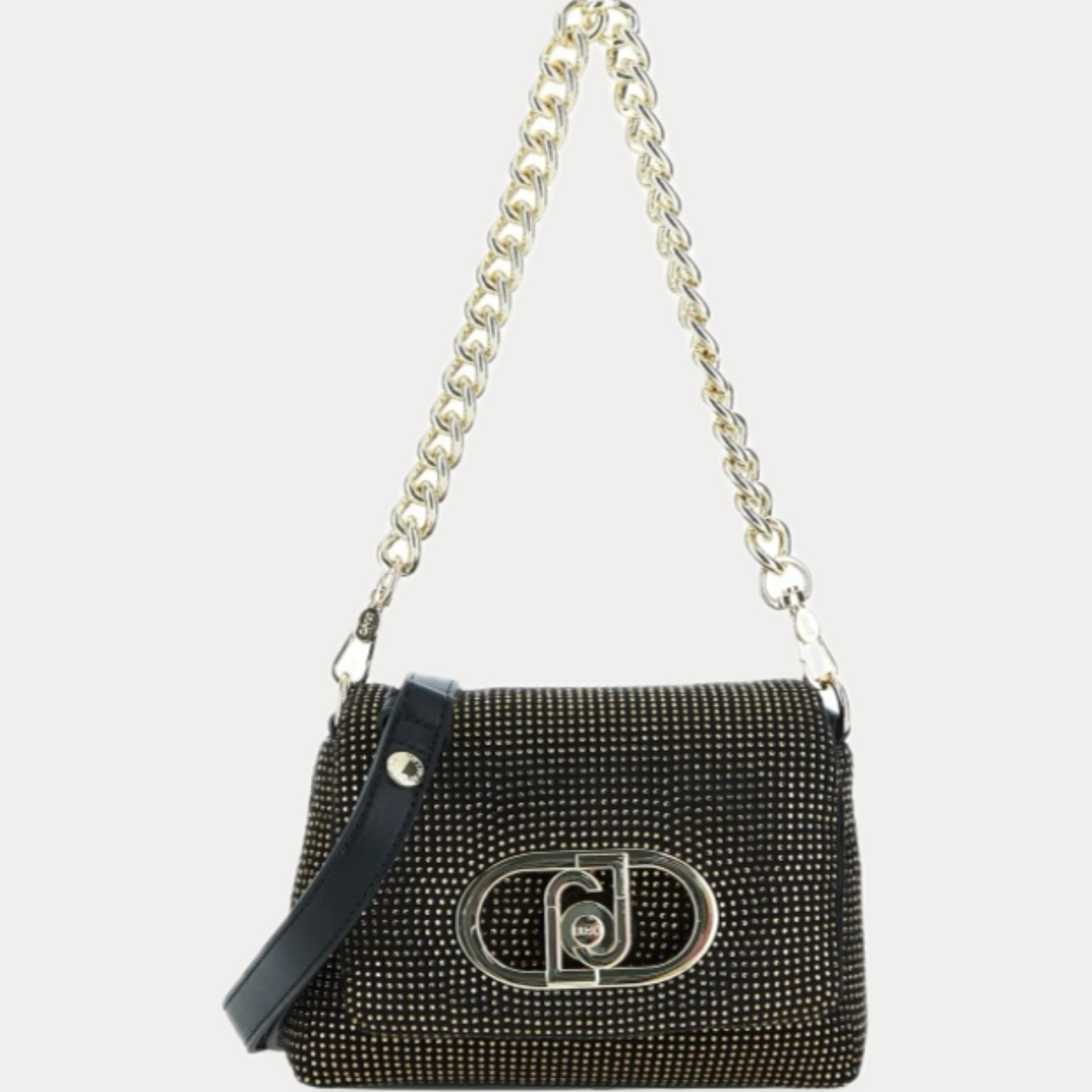 LIUJO - BORSA A TRACOLLA CON STRASS ORO