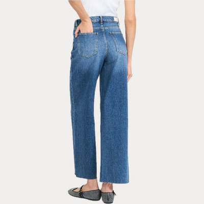 LIUJO - JEANS DONNA WIDE LEG A VITA BASSA