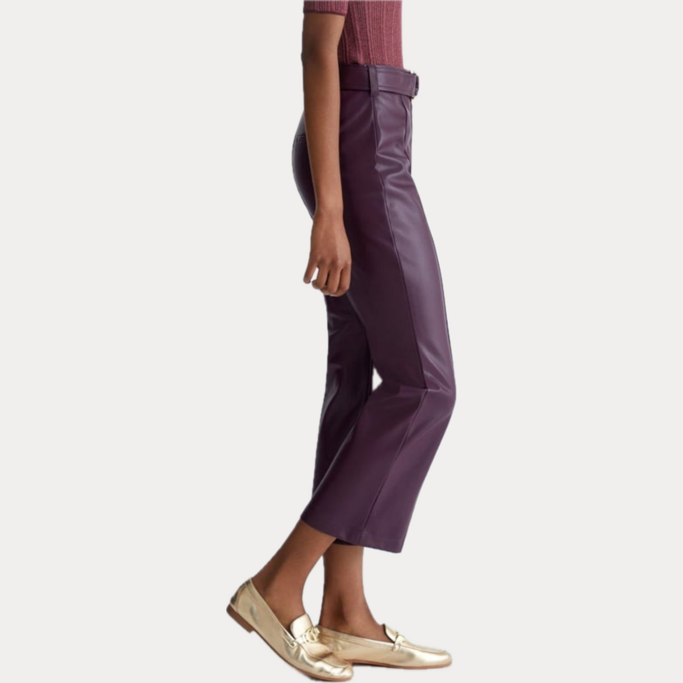 LIUJO - PANTALONE FLARE CROPPED