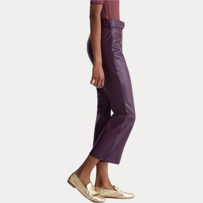 LIUJO - PANTALONE FLARE CROPPED