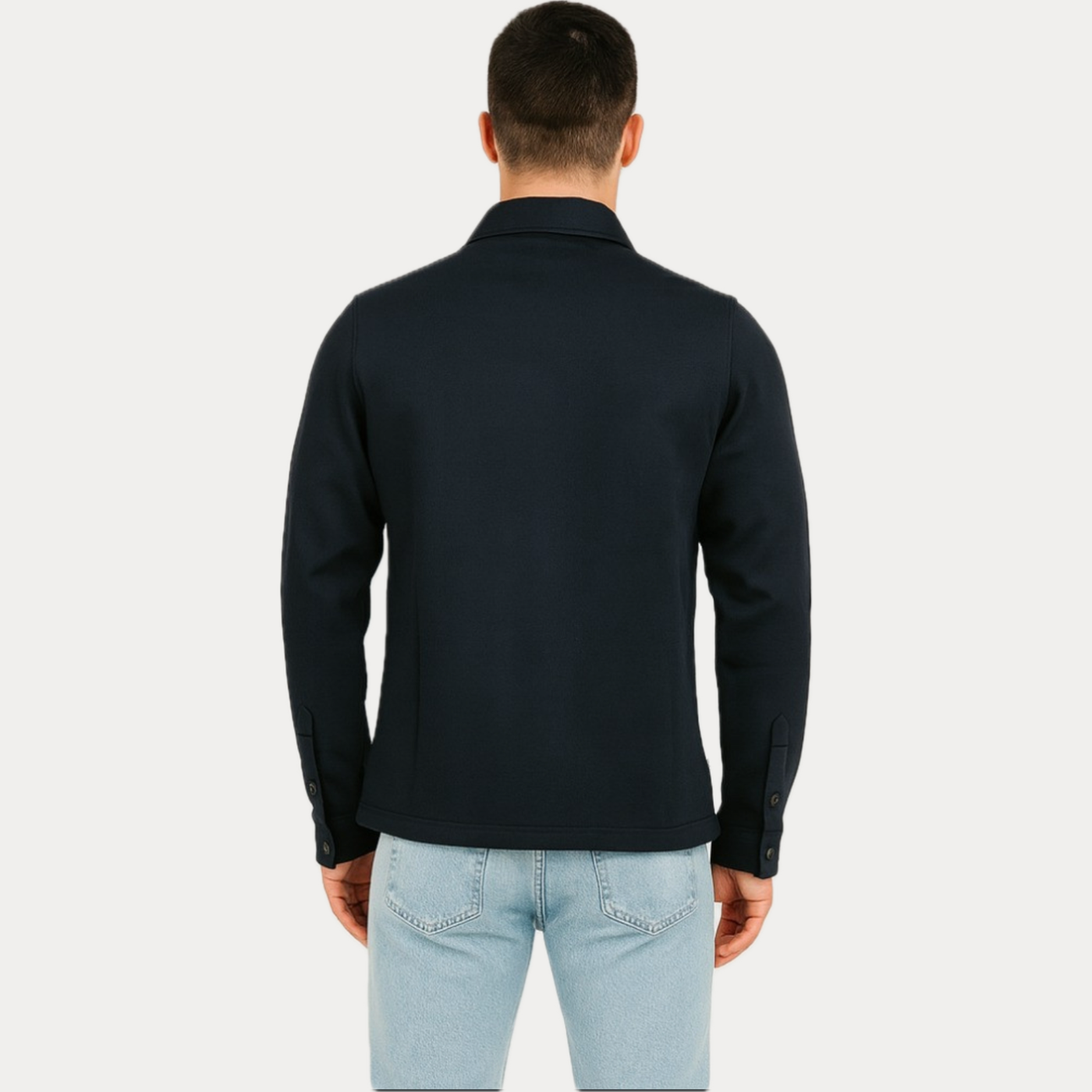 MARK UP - FELPA UOMO BLU CON TASCHE FRONTALI E ZIP