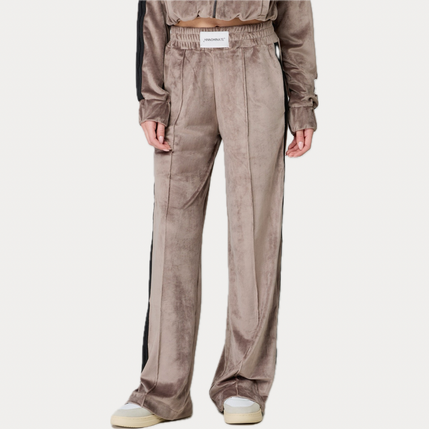 HINNOMINATE - PANTALONE TUTA DONNA  FANGO IN CINIGLIA
