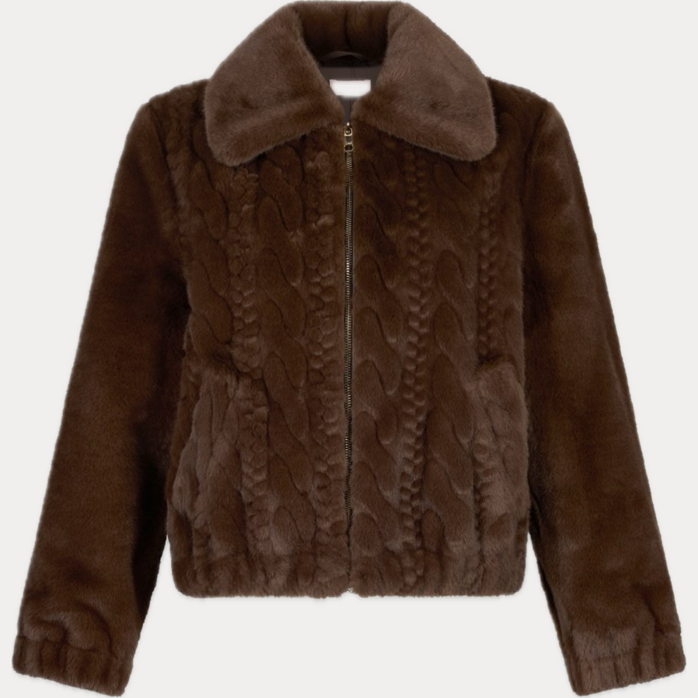 LIUJO - BOMBER DONNA IN ECOPELLICCIA CON TRECCE