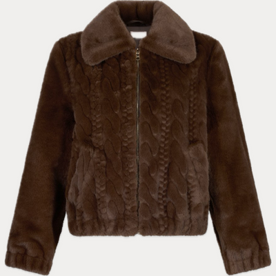 LIUJO - BOMBER DONNA IN ECOPELLICCIA CON TRECCE
