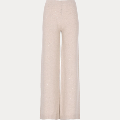 D.EXTERIOR - PANTALONE DONNA BEIGE MISTO CASHMERE