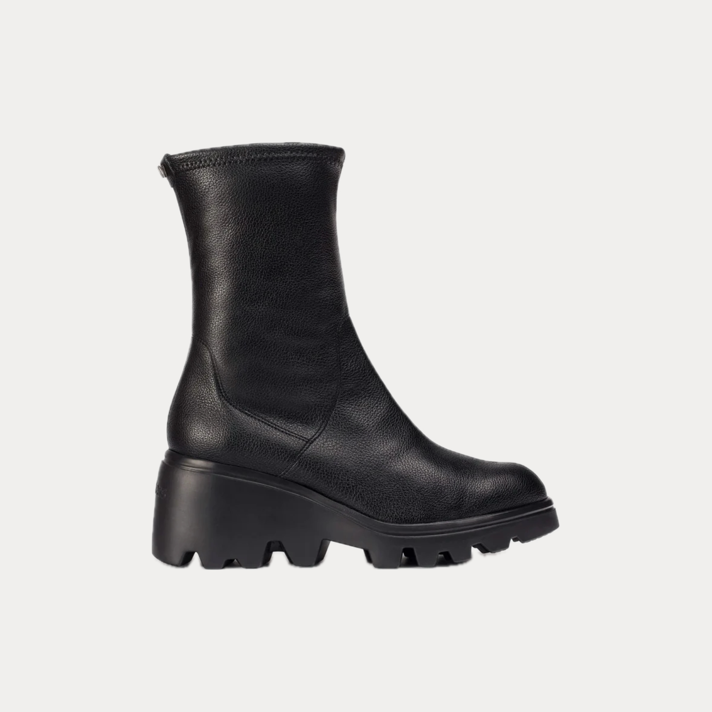 WONDERS - STIVALE DONNA NERO CON ZEPPA