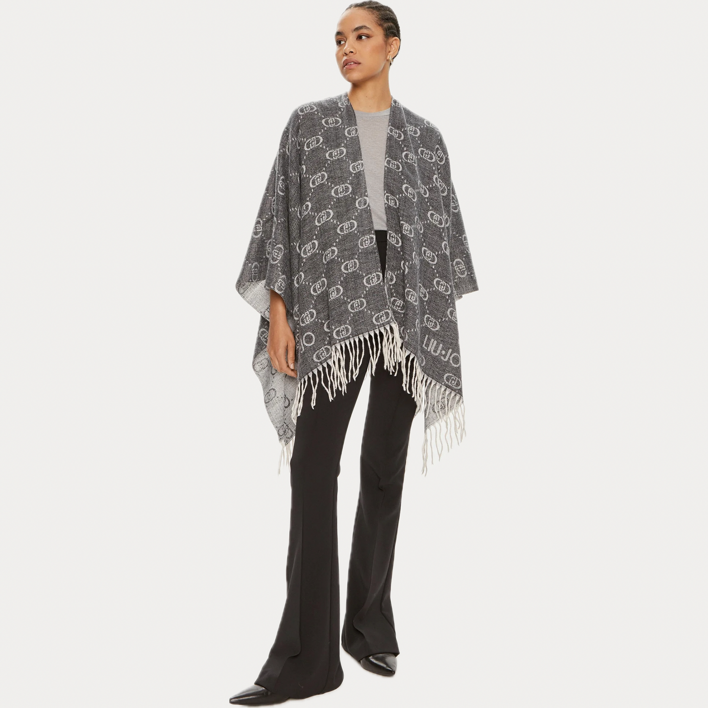 LIUJO - PONCHO CON FRANGE