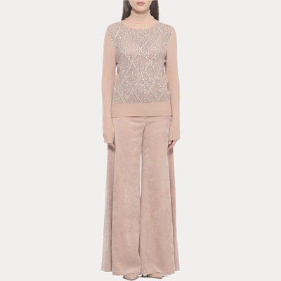 D.EXTERIOR - DOLCEVITA DONNA BEIGE CON PAILLETTES