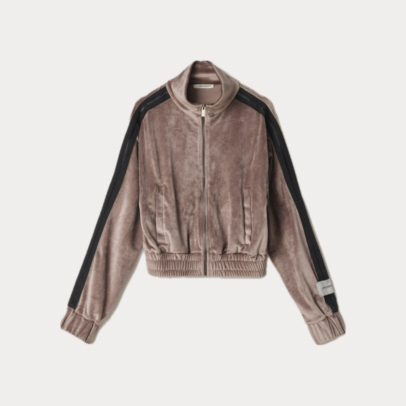 HINNOMINATE - FELPA DONNA FANGO IN CINIGLIA  CON ZIP