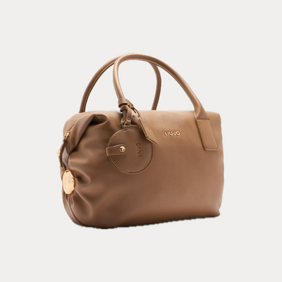 LIUJO - BORSA DONNA SUEDE GRANDE CON CHARM