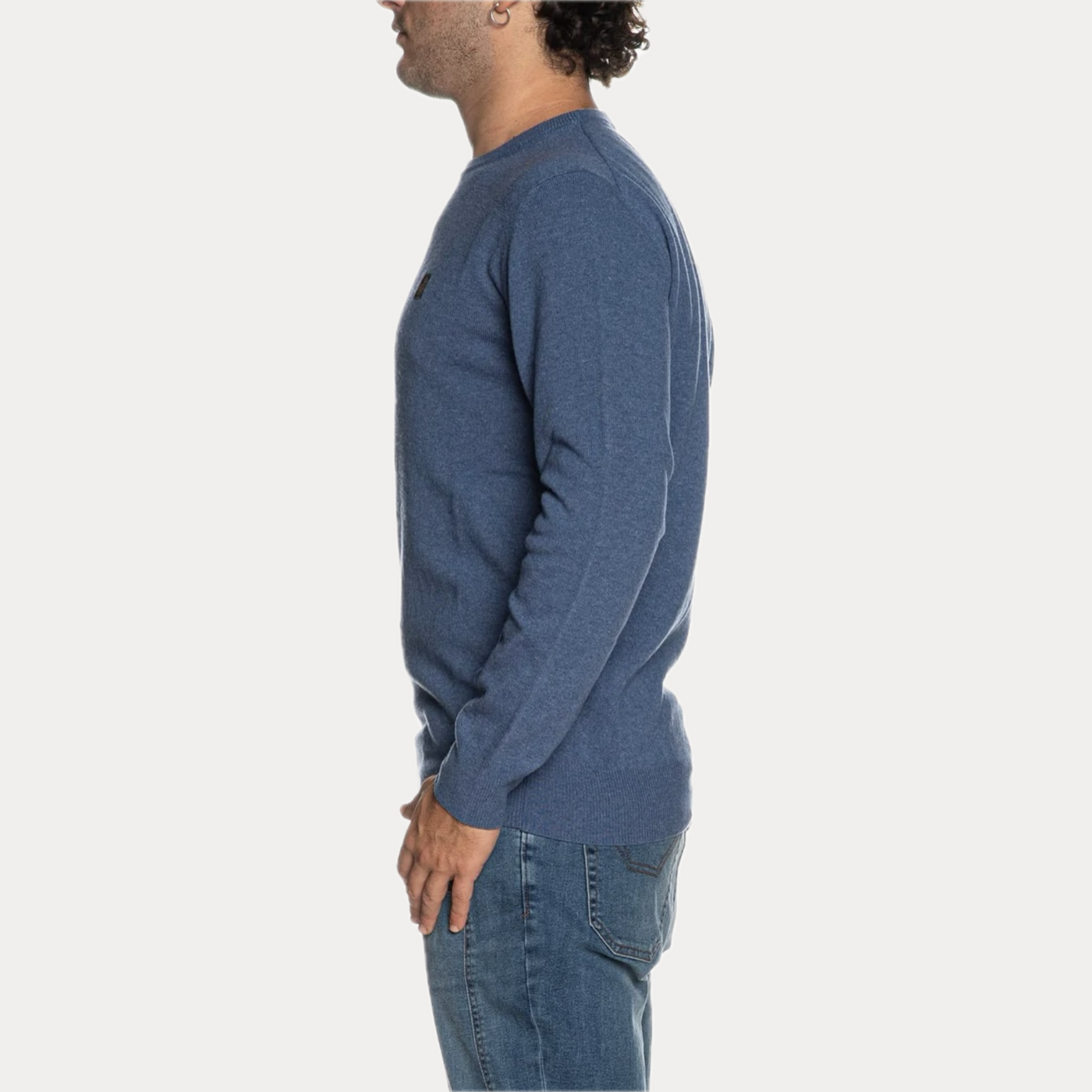REFRIGIWEAR - PULLOVER UOMO FIORDALISO MELANGE MISTO CASHMERE