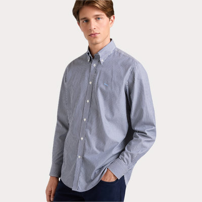 HARMONT & BLAINE - CAMICIA UOMO REGULAR BUTTON DOWN A RIGHE