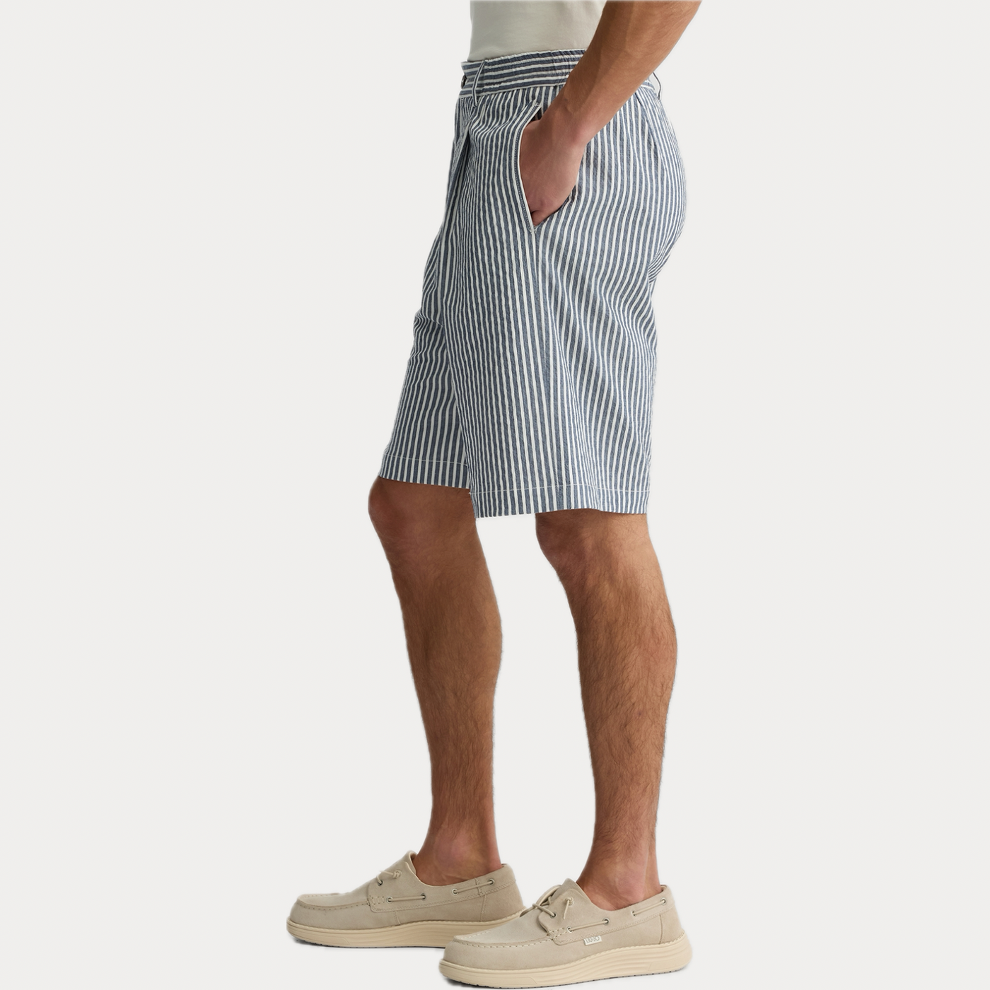 LIUJO - BERMUDA UOMO A RIGHE IN COTONE STRETCH