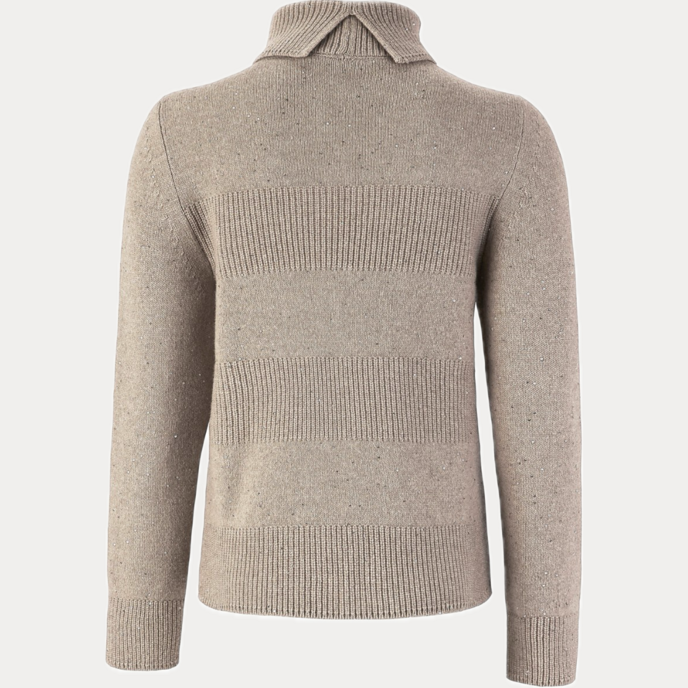 D.EXTERIOR - DOLCEVITA DONNA NOCE IN CASHMERE CON COLLO A SPACCO