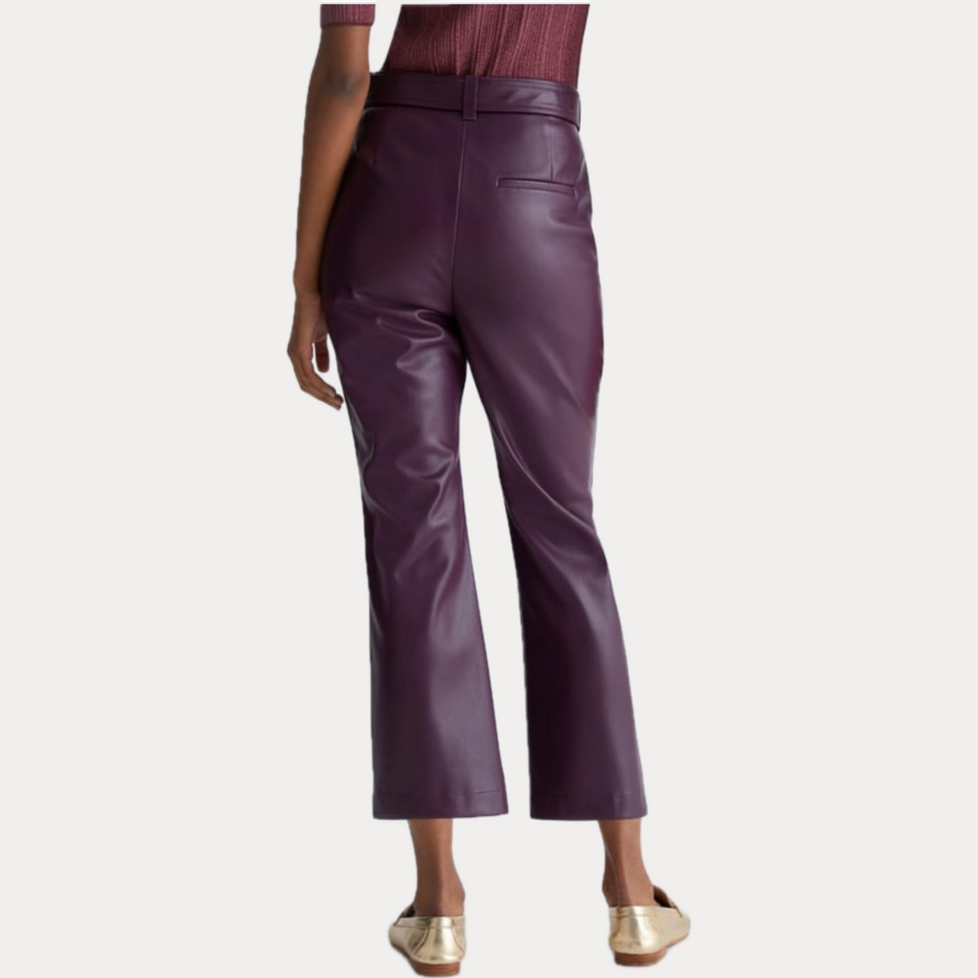 LIUJO - PANTALONE FLARE CROPPED