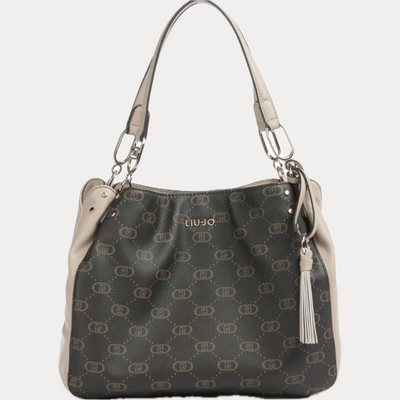 LIUJO - BORSA DONNA BICOLORE HOBO