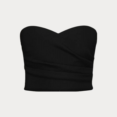 EMME MARELLA - TOP DONNA NERO VAGONE IN JERSEY