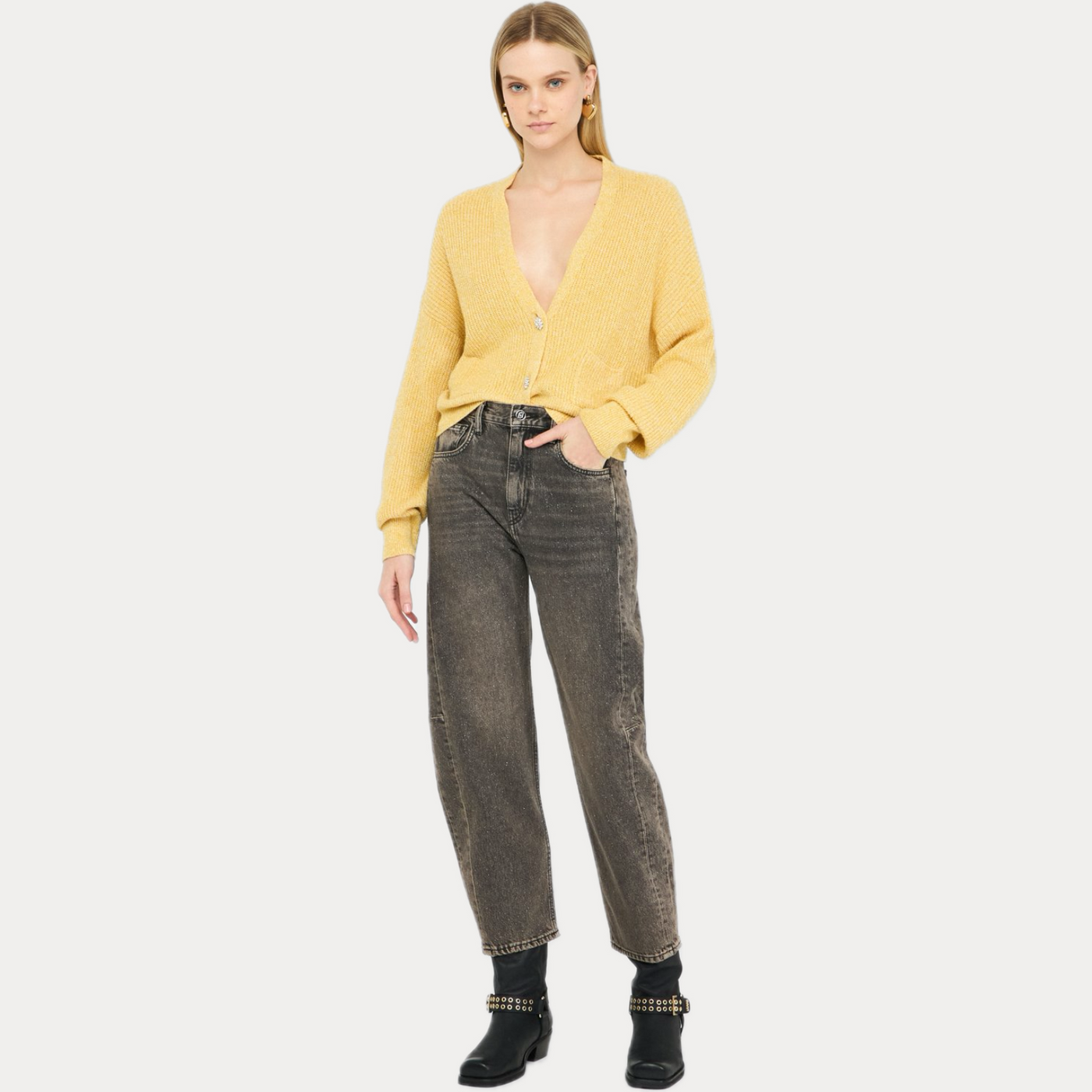LIUJO - JEANS DONNA BOYFRIEND STONEWASH