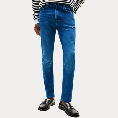 TOMMY HILFIGER - JEANS UOMO SLIMFIT SUPER ELASTICIZZATO