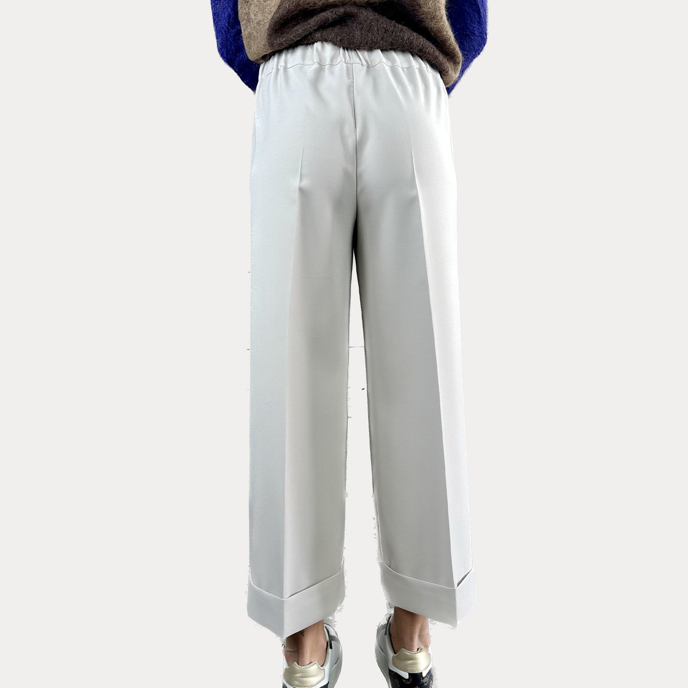 D.EXTERIOR - PANTALONE PALAZZO CROPPED