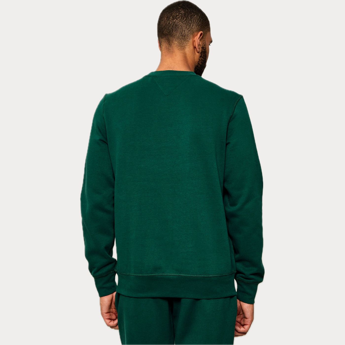 TOMMY HILFIGER - FELPA UOMO VERDE REGULAR FIT