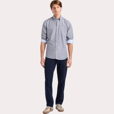 HARMONT & BLAINE - CAMICIA UOMO REGULAR BUTTON DOWN A RIGHE