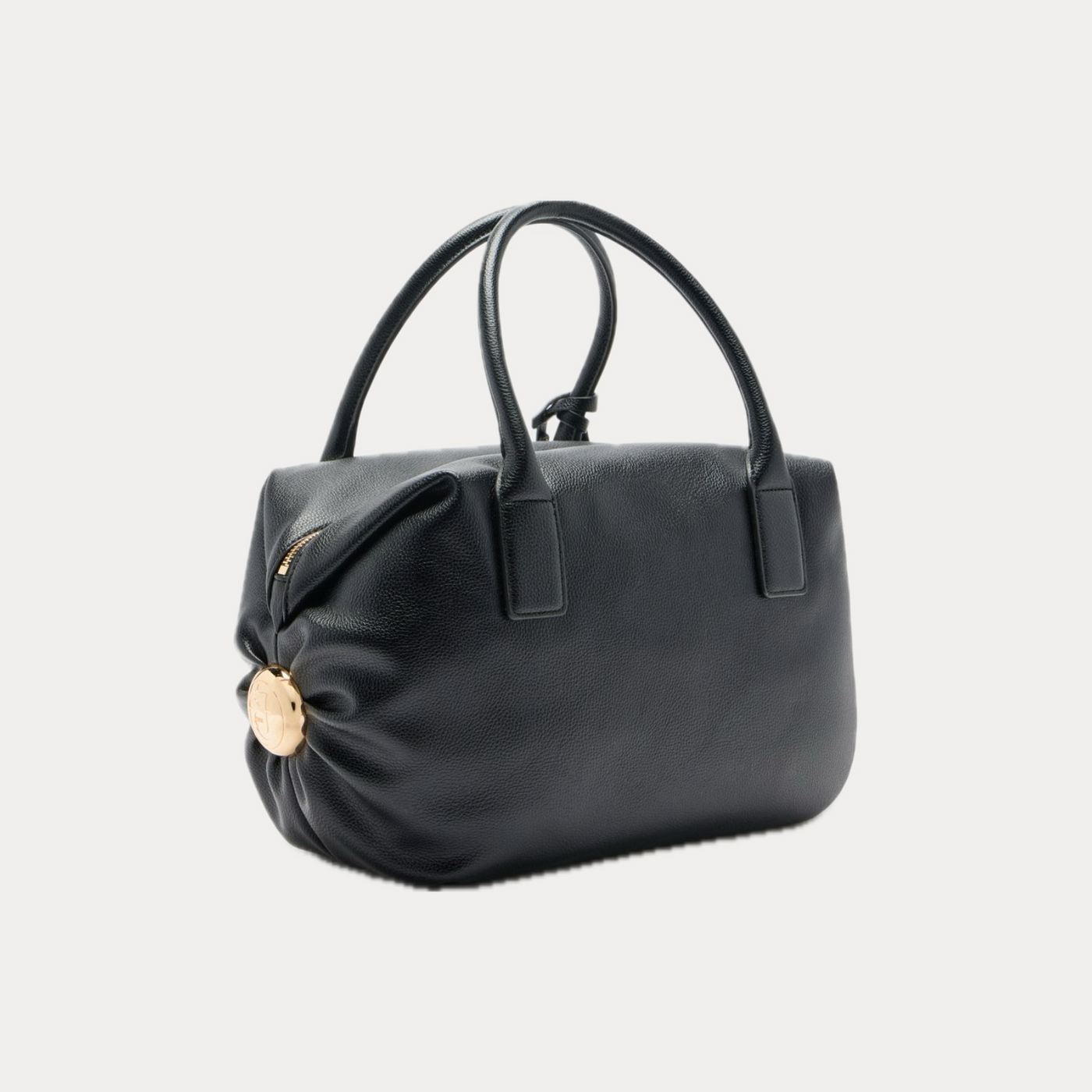 LIUJO - BORSA DONNA NERA GRANDE CON CHARM