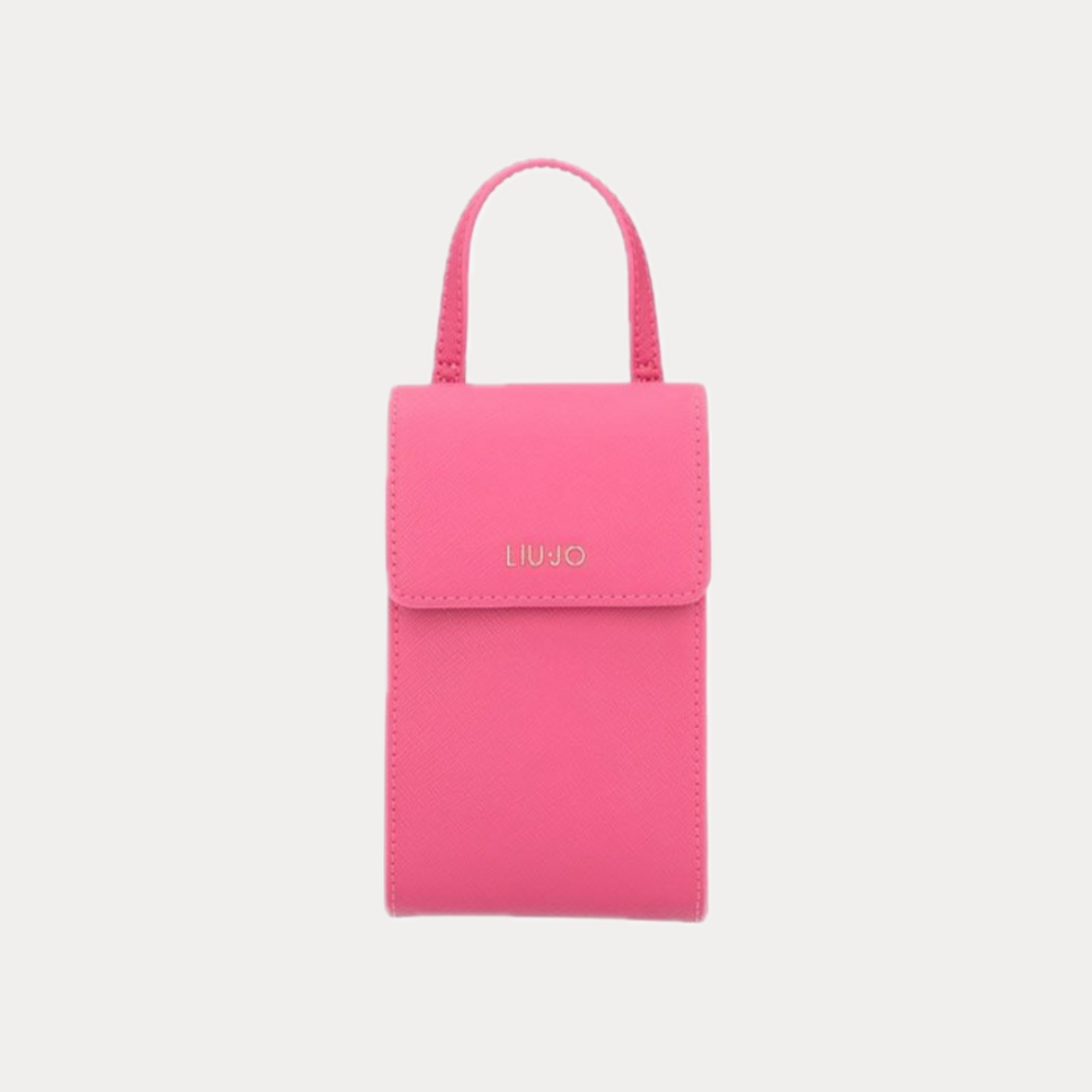 LIUJO - PORTA CELLULARE DONNA ROSA CON TRACOLLA REMOVIBILE