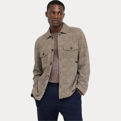 LIUJO - CAMICIA OVERSHIRT UOMO PRINCIPE DI GALLES