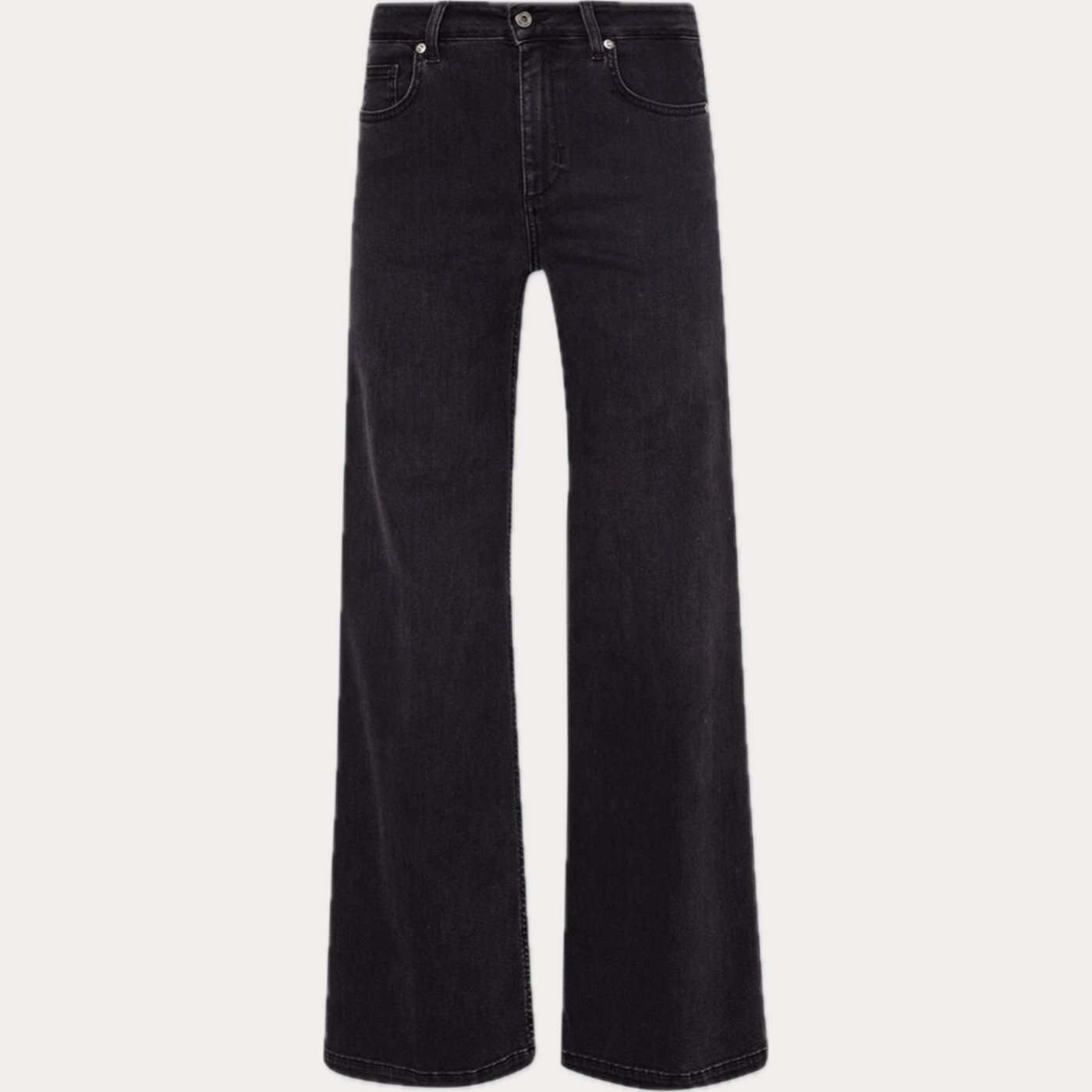 LIUJO - JEANS DONNA NERO BOTTOM UP