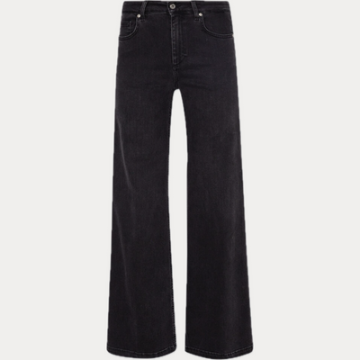 LIUJO - JEANS DONNA NERO BOTTOM UP
