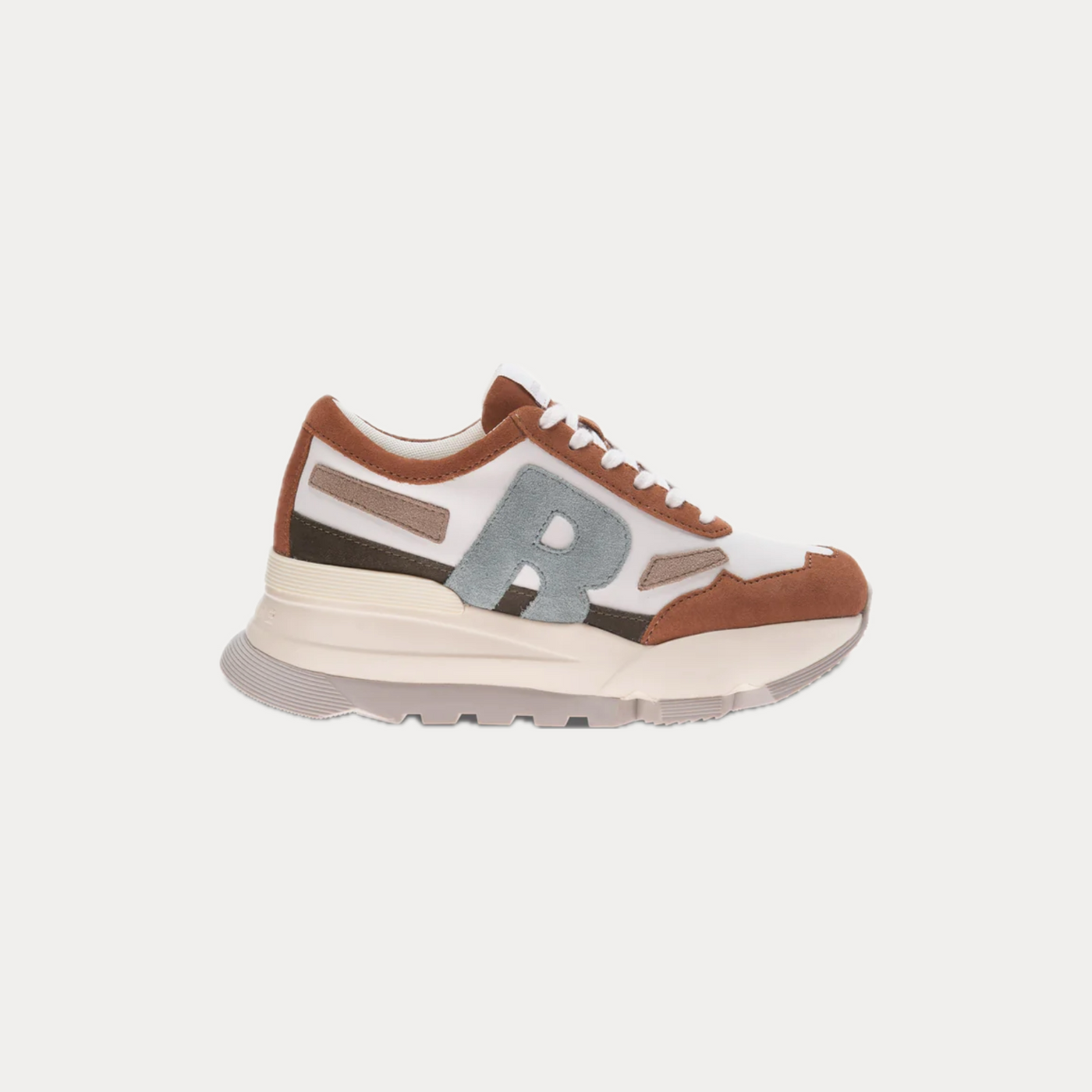 RUCOLINE - SNEAKERS DONNA BIACO E BRUCIATO MULTI-SOFT