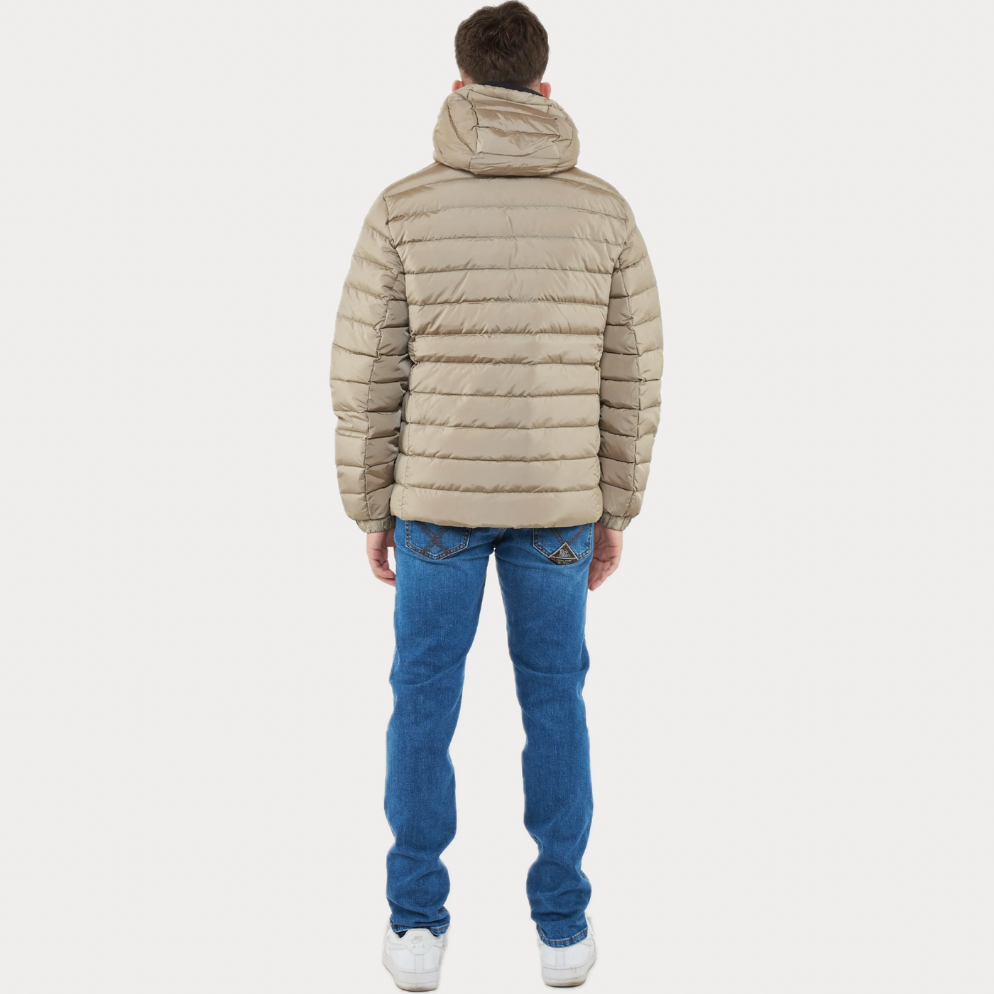 REFRIGIWEAR - PIUMINO UOMO TAUPE IN NYLON