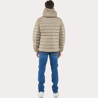 REFRIGIWEAR - PIUMINO UOMO TAUPE IN NYLON