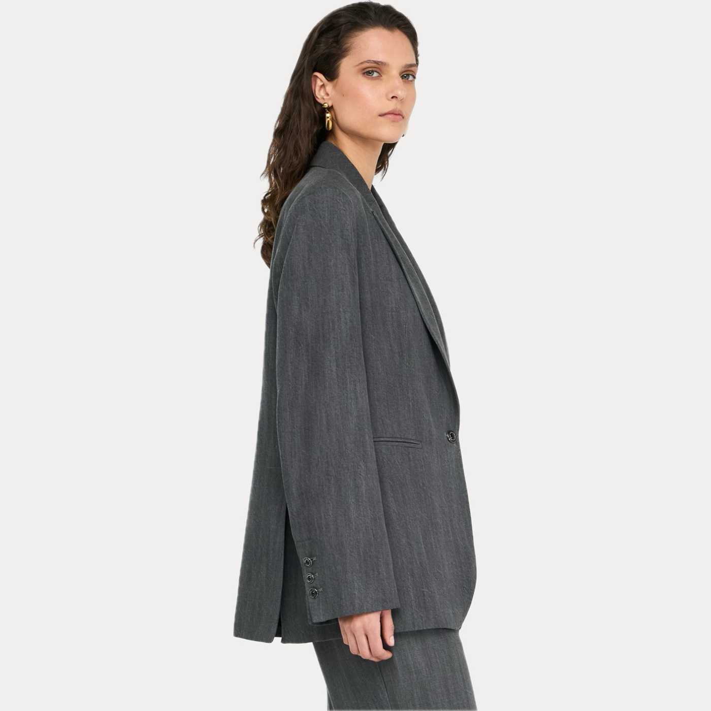LIUJO - GIACCA DONNA GRIGIA IN DENIM DI LYOCELL