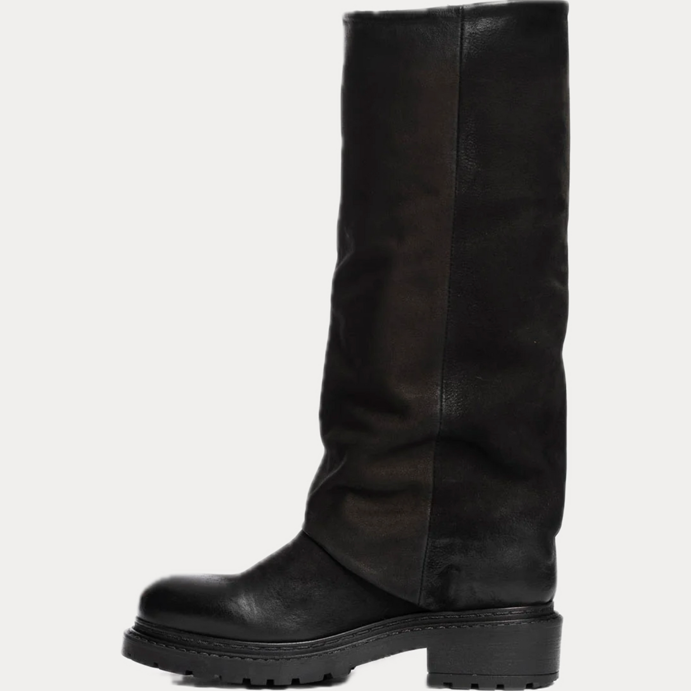 METISSE - BIKER DONNA NERO IN NABUK