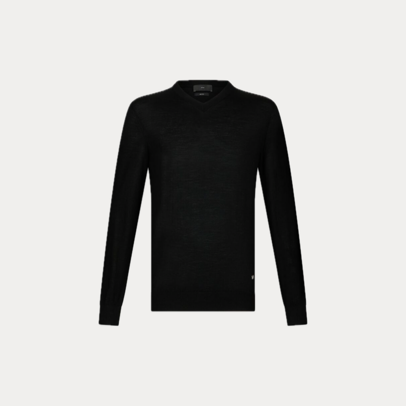 LIUJO - MAGLIA UOMO NERA CON SCOLLO A V