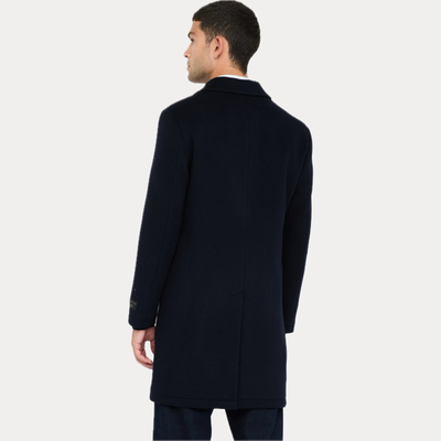 LIUJO - CAPPOTTO UOMO BLU IN MISTO CASHMERE