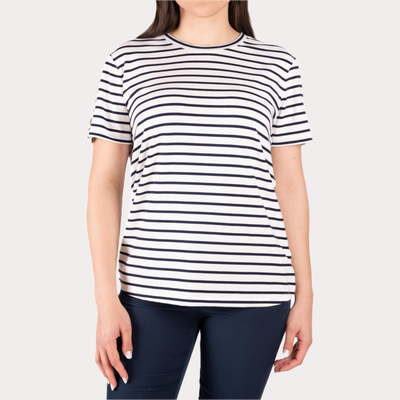 FRACOMINA - T-SHIRT DONNA A RIGHE IN JERSEY