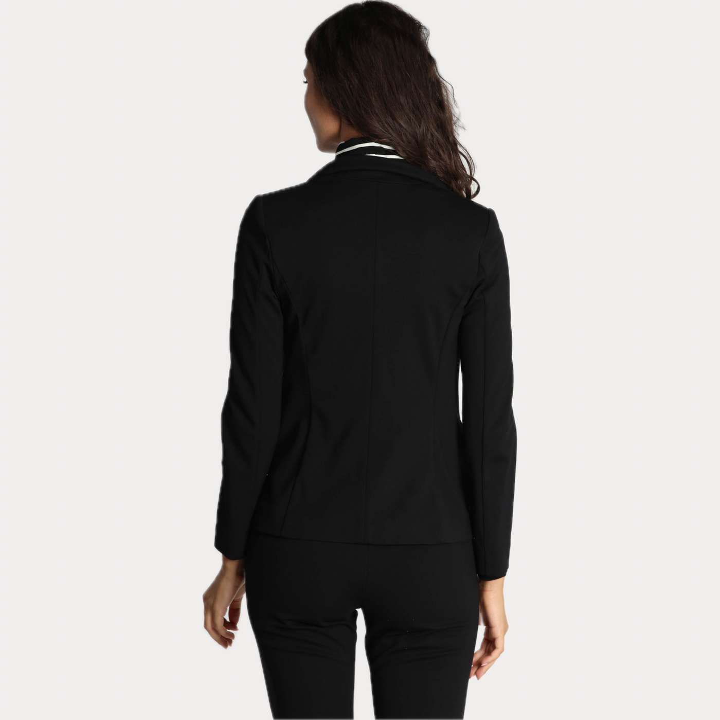 EMME MARELLA - GIACCA DONNA NERA IN JERSEY