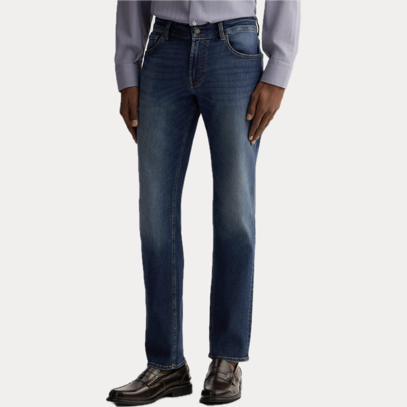 LIUJO - JEANS UOMO IN DENIM SCURO STONE WASH