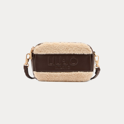 LIUJO - BORSA DONNA A TRACOLLA CON PELLICCIA SINTETICA
