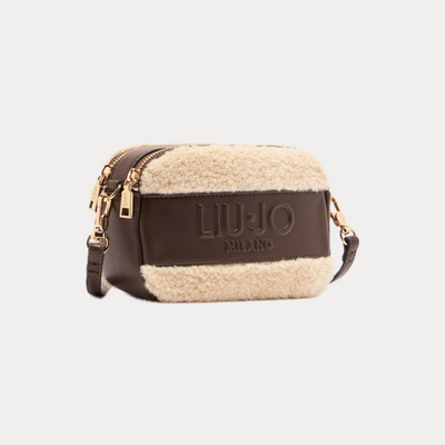 LIUJO - BORSA DONNA A TRACOLLA CON PELLICCIA SINTETICA